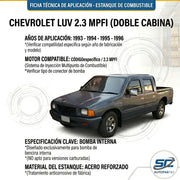 Estanque Bencina Chevrolet Luv 2.3 93-96 Doble Cabina MPFI