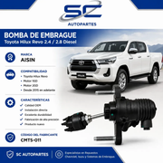 Bomba Embrague Aisin Toyota Hilux Revo 2.4 2.8 Diesel 16-24