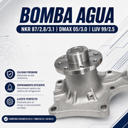 Bomba de Agua Isuzu NKR 2.8 / 3.1 – Chevrolet D-Max 3.0 y LUV 2.5