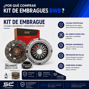 Kit Embrague Chevrolet New Dmax 2.5 2015-2021 Borg Warner