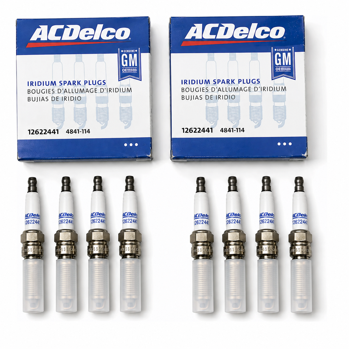 Pack 8 Bujías Iridio Chevrolet Silverado 5.3 14-22 Acdelco