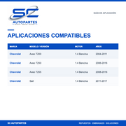 Par Amortiguadores Traseros IRP Chevrolet Aveo 1.4 2004-2016 Sail 1.4 2011-2017