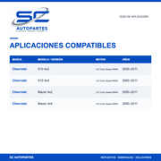 Volante Bimasa LuK Chevrolet S10 / Blazer 2.8 Turbo Diesel MWM 2000-2011.
